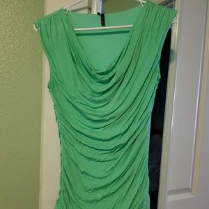 Small light green top